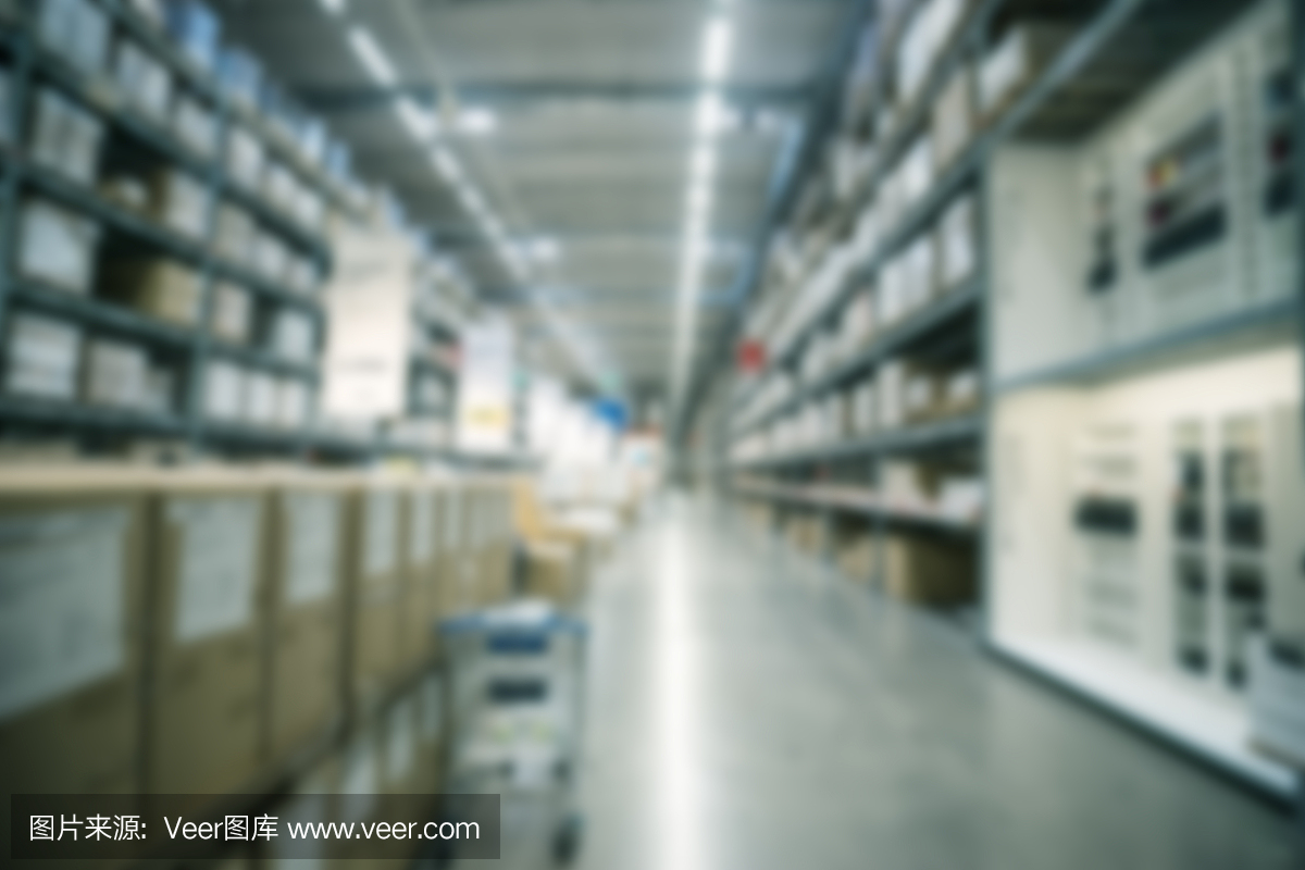 抽象模糊背景的家具工廠商店-可以用來(lái)顯示或蒙太奇的產(chǎn)品